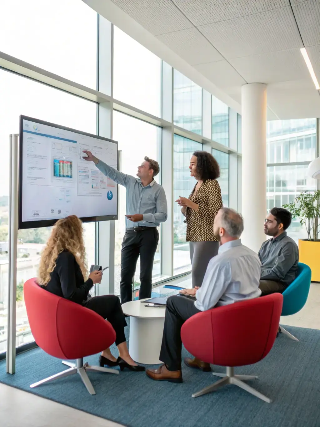 A team of AI consultants is integrating an AI-powered contract review system into a law firm's existing document management platform.