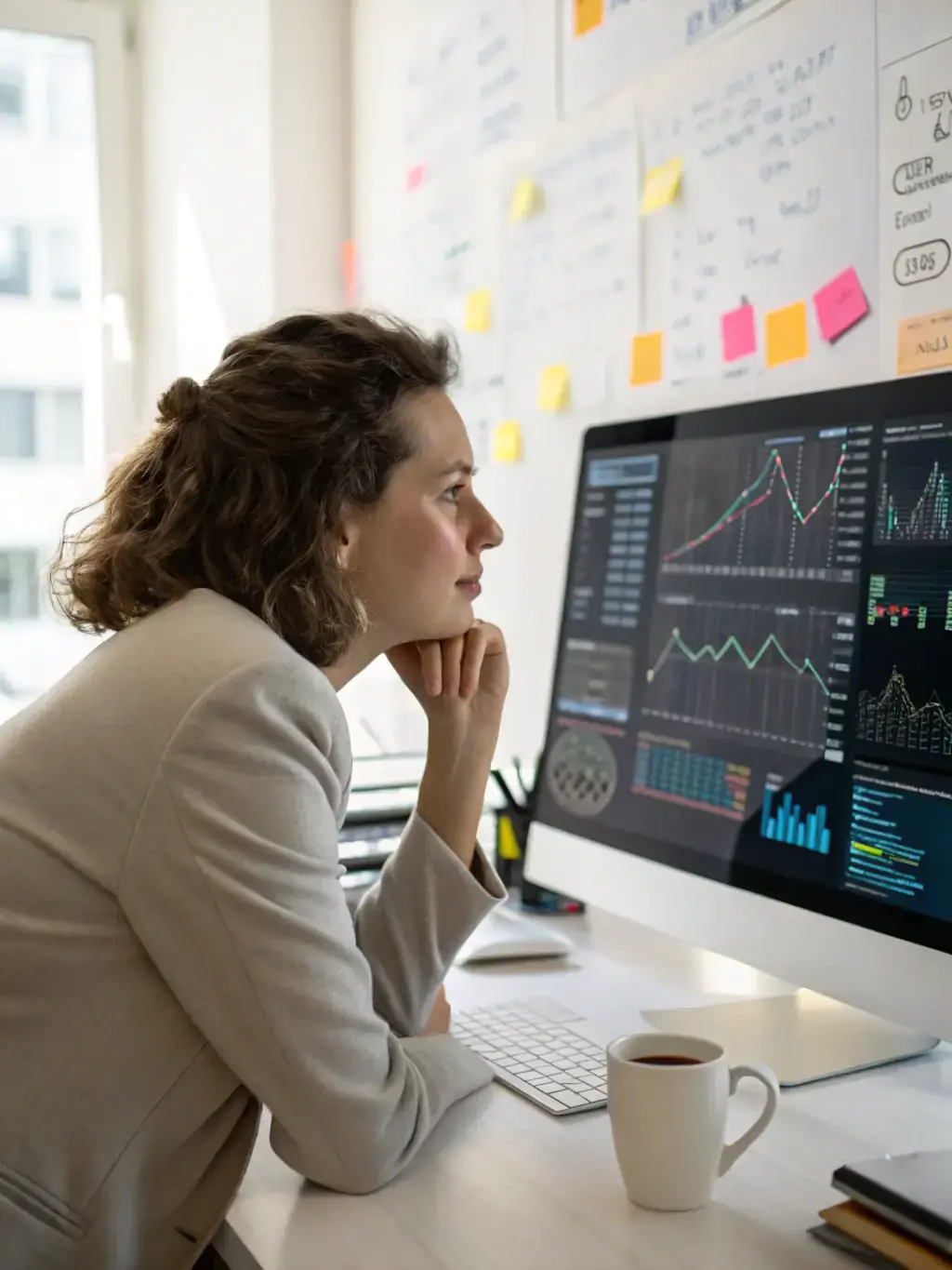 A data scientist is analyzing customer data to identify patterns and insights for a Fortune 500 company, using machine learning algorithms to improve customer segmentation.
